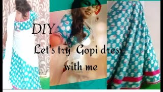 How to make Gopi dressiscon style Gopi skirt full tutorial in Hindicuttingandstichingdiysewing [upl. by Waal]