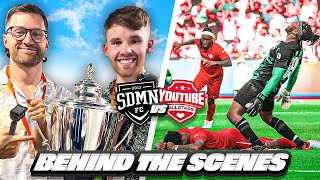 I COMMENTATED the SIDEMEN Charity Match 2023  BEHIND THE SCENES [upl. by Adamec191]