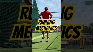 Running Mechanics for Fast Bowlers  Coach WKD Shorts cricket fastbowling coachwkd [upl. by Enniotna]