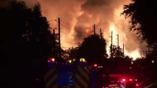 Blue Rhino propane factory explosion [upl. by Llebiram]