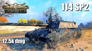 114 SP2 125K Damage 7 Kills  World of Tanks [upl. by Enieledam168]