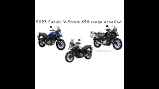 2023 Suzuki VStrom 650 range unveiled suzukivstrom [upl. by Asille]