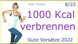 822💥90 min KraftAusdauerTraining  ca1000 Kcal verbrennen 7000 Schritte [upl. by Kenaz]