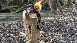 Tree sap torch [upl. by Nobie]