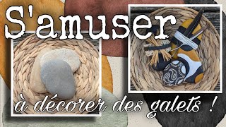 DIY HOME DECOR Samuser à DÉCORER des Galets  Très FACILE [upl. by Wendelin846]