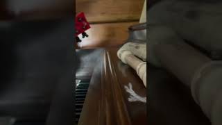 Playing gently sleep on piano recorder and ukulele [upl. by Masterson]