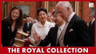 Japanese Emperor ADMIRES The Royal Collection  HELLO [upl. by Analla]