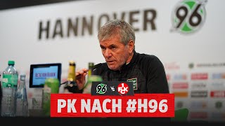 Funkel quotJeder Punkt bringt uns weiterquot  PK nach H96FCK [upl. by Ociram]