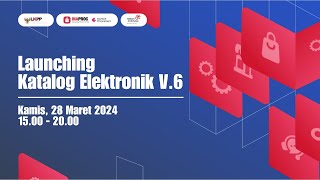 Launching Katalog Elektronik V6 [upl. by Leelah]