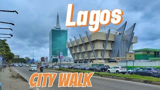 CITY TOUR INSIDE LAGOS NIGERIA  ONE OF THE MOST EXPENSIVE NEIGHBOURHOOD IN NIGERIA [upl. by Anem]