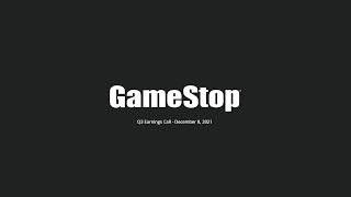 Q3 2021 GameStop Corp Earnings Conference Call [upl. by Kirstyn407]