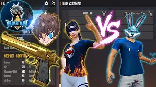 RUOK FF VS RAISTAR  ONLY DESERT EAGLE CHALLENGE  INDIAN LEGEND VS RUOK FF  BEST 1V1 EVER [upl. by Atsuj172]