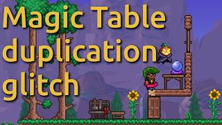 Terraria 1405 duplication glitch Magic Table edit patched now [upl. by Essinger335]