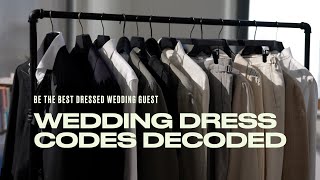 Wedding Dress Codes Decoded  Wedding Outfit Ideas for Men [upl. by Naillil]