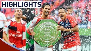 Arsenal 30 Manchester City  Community Shield 2014  Goals amp Highlights [upl. by Barboza869]