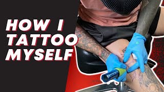 Tattooing Yourself For Beginners [upl. by Au]