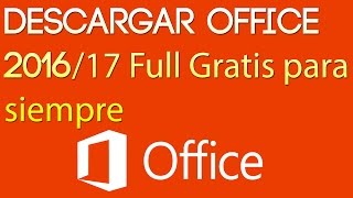 🔴COMO DESCARGAR E INSTALAR MICROSOFT OFFICE GRATIS Y RAPIDO Windows🔴 788110 HD [upl. by Helaina814]