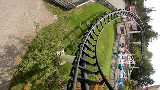 Corkscrew Front Row POV  Silverwood Theme Park 2021 [upl. by Jehu715]