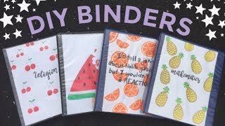 DIY Back To School Binders [upl. by Schilt938]