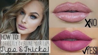 How To Overline your lips Tips amp Tricks [upl. by Secor]