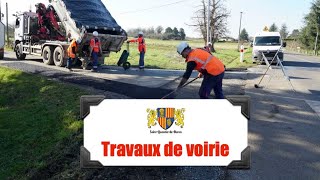 Travaux de voirie en janvier 2024 [upl. by Mert]