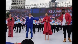 LIVE Keluarga Malaysia Teguh Bersama  Amir Masdi Suki Low Amos Paul amp Nikki Palikat [upl. by Ty736]