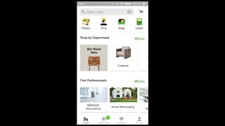 Aplikasi Arsitek Desain Interior Rumah di Android dengan Houzz Interior Design Ideas [upl. by Orion]