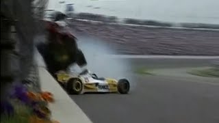 Alessandro Zampedris Crash  Indianapolis 1996 HD 60fps [upl. by Rehtul]