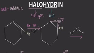 HALOHYDRIN REACTION MECHANISM PART 2 [upl. by Franklyn707]