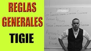 REGLAS GENERALES 6 TUTORIAL  FRACCIONES ARANCELARIAS  CODIGO ARANCELARIO  LIGIE  TIGIE  ADUANAS [upl. by Starr]