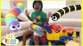 Slitherio IRl Parent vs Kid Family Fun Pretend Playtime [upl. by Anoyk590]