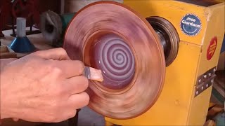 La madera y el acrílico 👀 Torneado en madera woodturning [upl. by Udell]