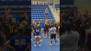 I love morehead 💗💖cheergirl cheerleading stunt [upl. by Ycram307]