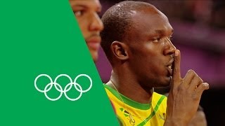 Usain Bolt Talks London 2012 100m 200m amp Relay Gold  Olympic Rewind [upl. by Atsyrc]