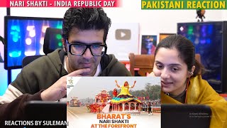 Pakistani Couple Reacts To Nari Shakti Themed Tableaux At 75th Republic Day  Kartavya Path [upl. by Todd]