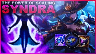 THE POWER OF SCALING SYNDRA  League of Legends [upl. by Koball]