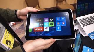 HP ElitePad 900 tablet hands on [upl. by Leventhal188]