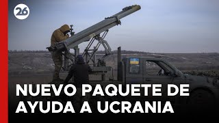 EEUU envía nuevo paquete de ayuda militar a Ucrania [upl. by Mufi164]