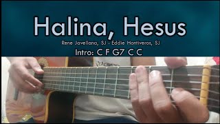 Halina Hesus  Guitar Chords [upl. by Arther]