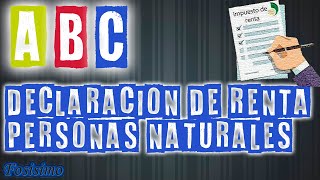 Declaración de renta 2022 persona natural paso a paso TUTORIAL [upl. by Iasi473]