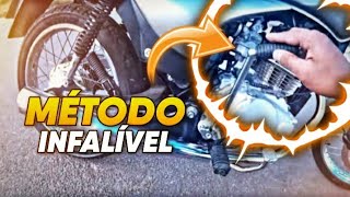 COMO LIGAR MOTO NO PEDAL BEM FÁCIL  TÉCNICA INFALÍVEL [upl. by Sebastian]