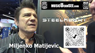 Miljenko Matijevic Steelheart NAMMshow2024 Interview musicUcanseecom [upl. by Hsu77]