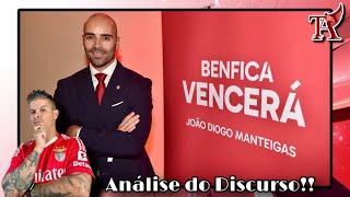 JOÃƒO DIOGO MANTEIGAS  VÃDEO DE ANÃLISE DO DISCURSO DE CANDIDATURA Ã€ PRESIDÃŠNCIA DO BENFICA ðŸ¦…ðŸ”´âšªï¸ [upl. by Draw]