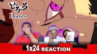 Dororo 1x24 Finale Dororo and Hyakkimaru  GROUP REACTION [upl. by Bonaparte]