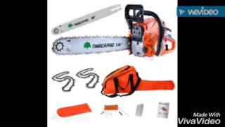 Timberpro 62cc chainsaw reviews [upl. by Akerue397]