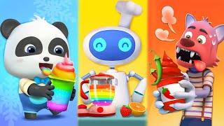 Rainbow Juice Song  Colors Song  Fun Sing Along Songs  Kids Song  Kids Cartoon  BabyBus [upl. by Miran725]