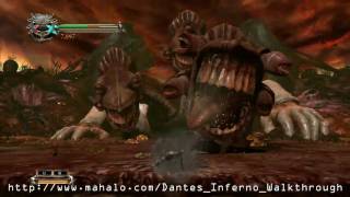 Dantes Inferno Walkthrough  Chapter 3 Cerberus Boss Fight [upl. by Alikee185]