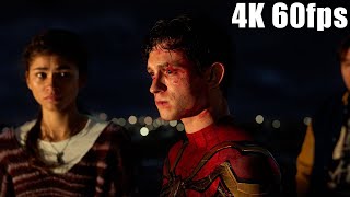 Spider Man No Way Home Andrew And Toby Soothe Peter Lab Scene 4K 60fps [upl. by Fabien]