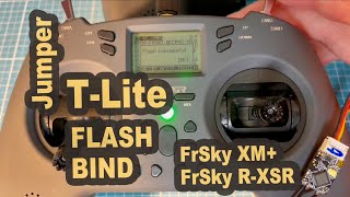 FrSky XM RXSR Flashen und Binden mit Jumper TLite [upl. by Nadnarb792]