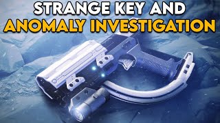 Where to use the strange key and find the Anomaly in Destiny 2  Magnum Opus Forerunner quest [upl. by Flavio]